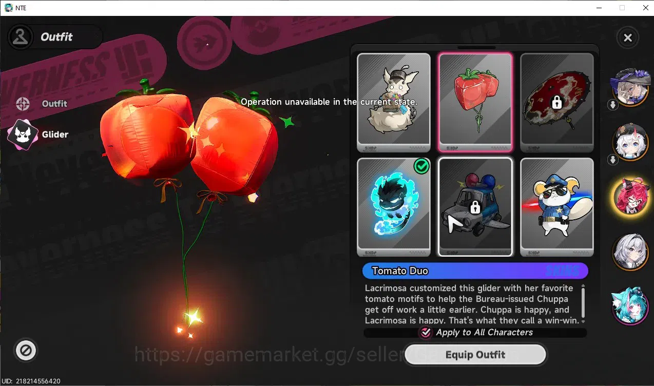 Neverness to Everness Accounts GLOBAL SEA|HL 17|TL 5|5 SSR 2 Limited|Lacrimosa+Sk image 3