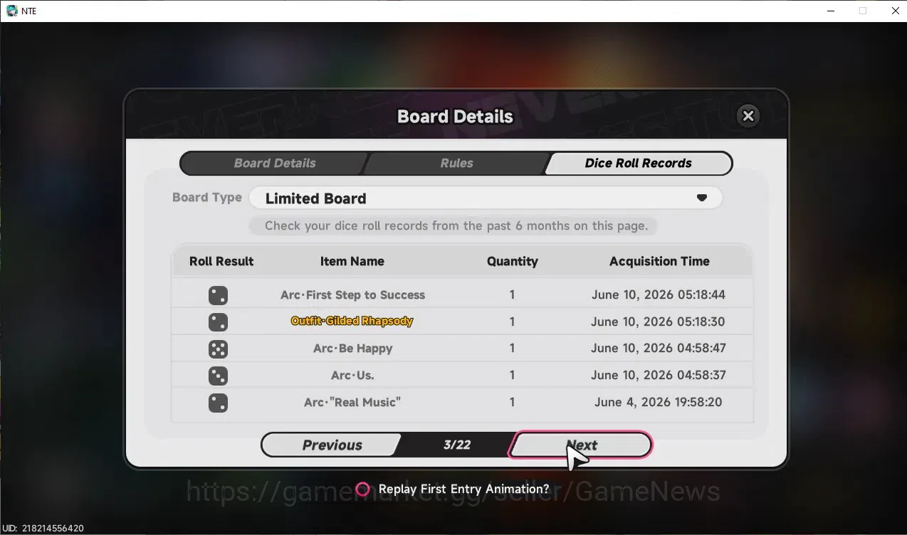 Neverness to Everness Accounts GLOBAL SEA|HL 17|TL 5|5 SSR 2 Limited|Lacrimosa+Sk image 8