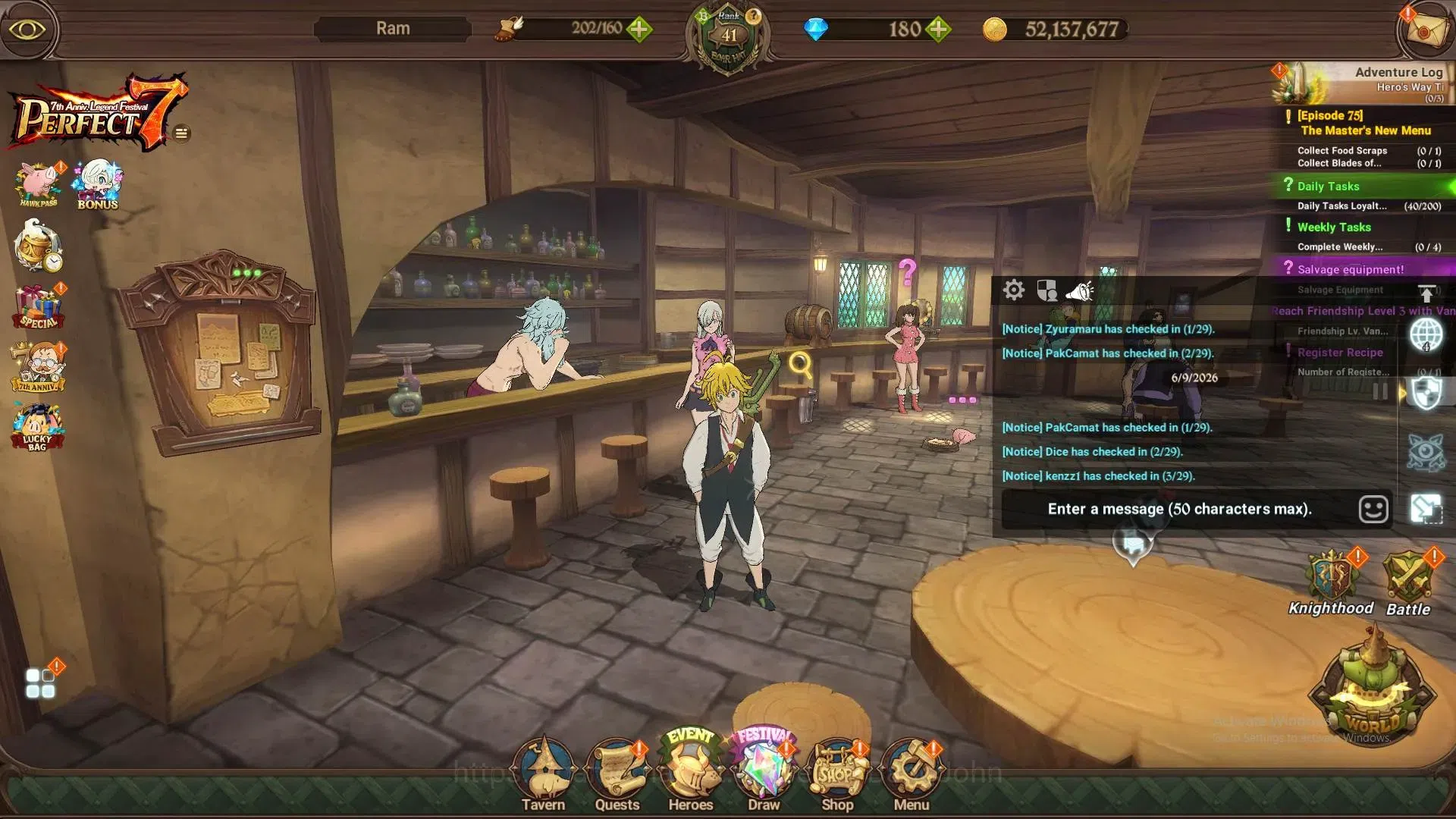 The Seven Deadly Sins: Grand Cross Accounts ASIA | 2.38M CC | 180 DM | LR Mesis Max|UR Menor 1 image 15