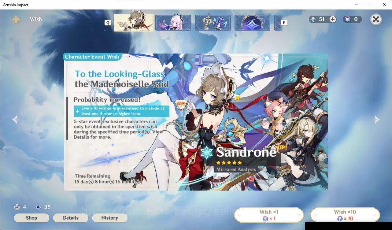 Genshin Impact Accounts ASIA|AR 47|2 Limited|Sandrome,Zhongli +4(5*Standar image 11