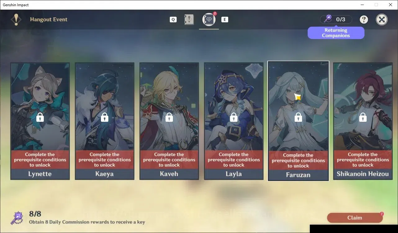 Genshin Impact Accounts ASIA|AR 47|2 Limited|Sandrome,Zhongli +4(5*Standar image 20