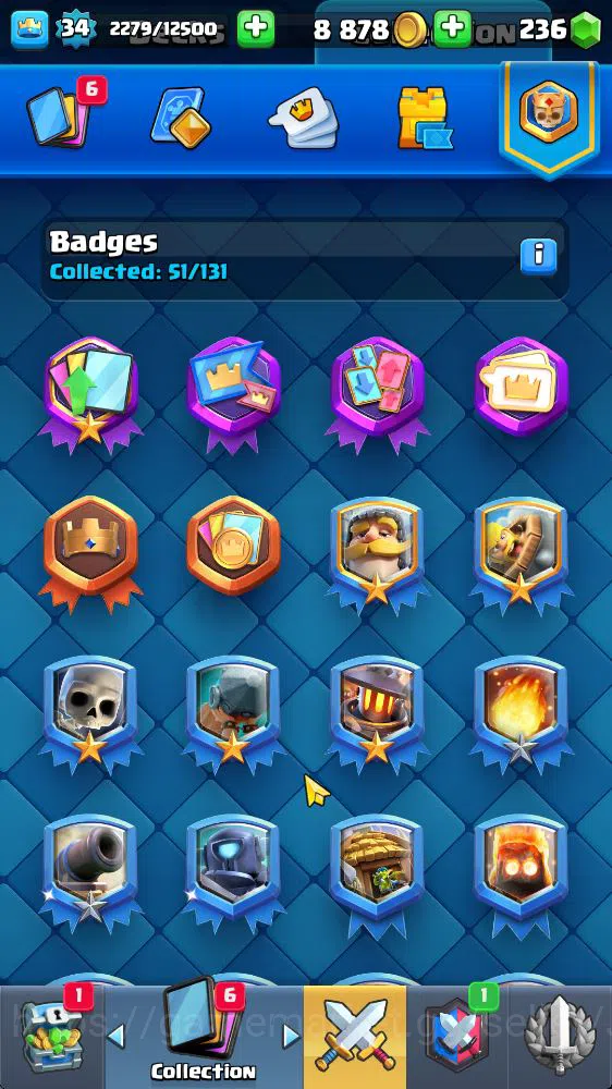 Clash Royale Accounts Midgame Lvl 34|Trophy 7923|KTL 12|Limited Skin|Card 114|1 Hero 5 EVO 2 Champ 20 Legendary 33 Epic 30 17