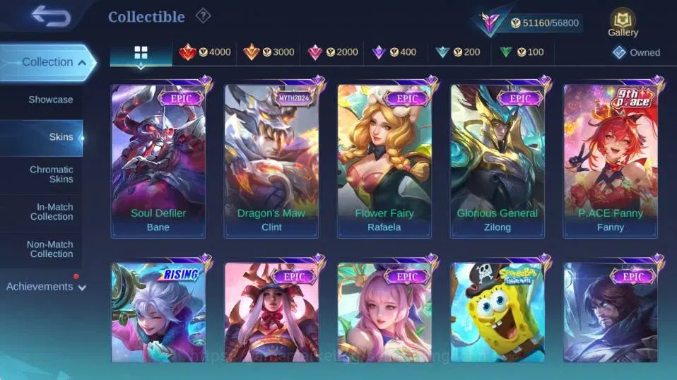 Mobile Legends: Bang Bang Accounts Global |Hero 122|Skin 239|Renowned|Collector Natal image 10