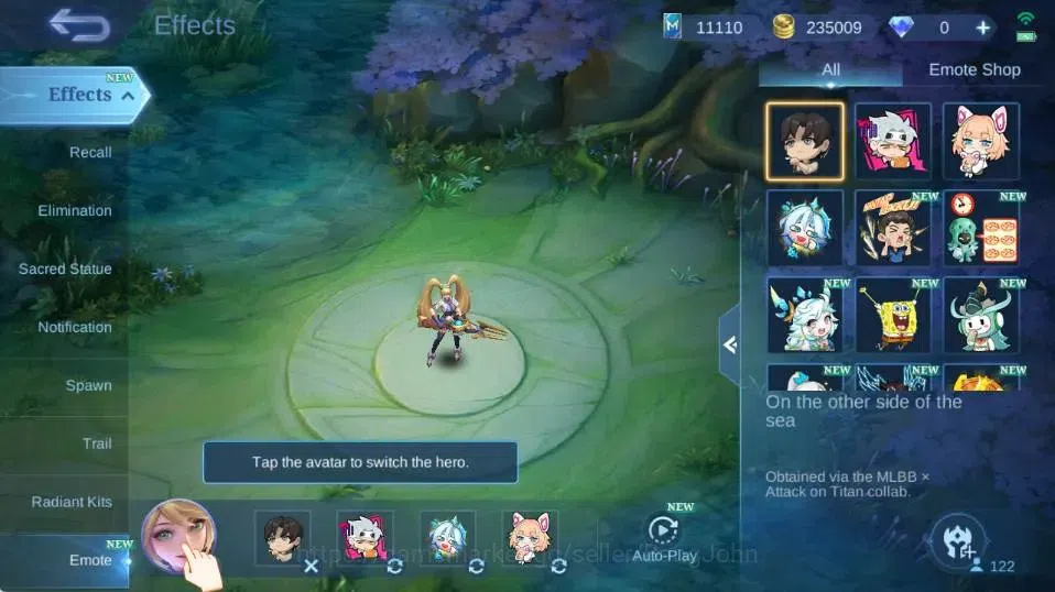 Mobile Legends: Bang Bang Accounts Global |Hero 122|Skin 239|Renowned|Collector Natal image 2