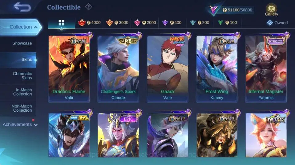 Mobile Legends: Bang Bang Accounts Global |Hero 122|Skin 239|Renowned|Collector Natal image 7