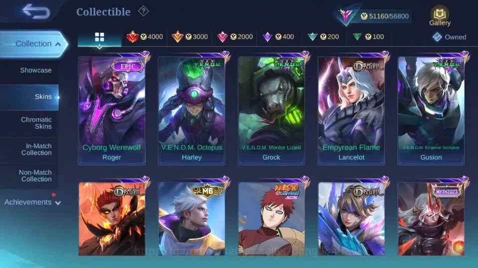 Mobile Legends: Bang Bang Accounts Global |Hero 122|Skin 239|Renowned|Collector Natal image 8