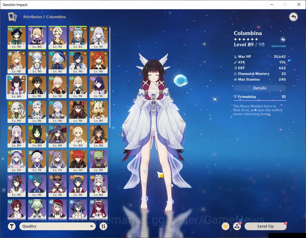 Genshin Impact Accounts ASIA|AR60|16,4k Primo|18Limited+14(*5Weap)|[Skirk, image 11