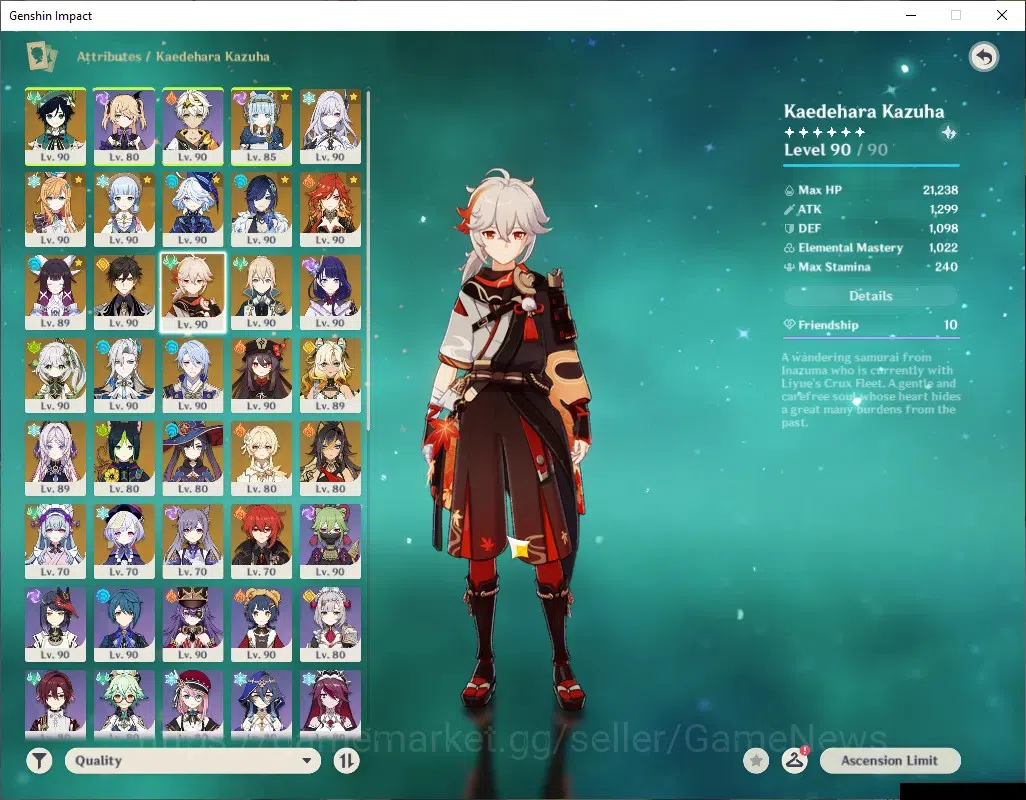 Genshin Impact Accounts ASIA|AR60|16,4k Primo|18Limited+14(*5Weap)|[Skirk, image 13