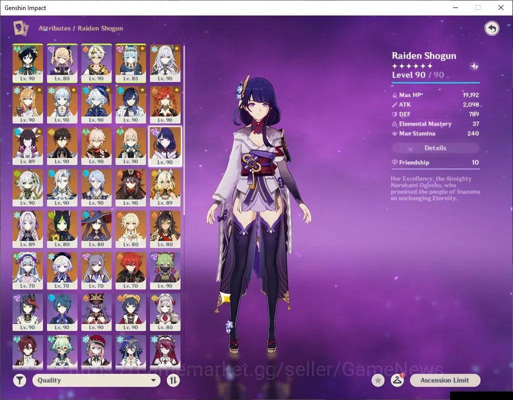 Genshin Impact Accounts ASIA|AR60|16,4k Primo|18Limited+14(*5Weap)|[Skirk, image 14