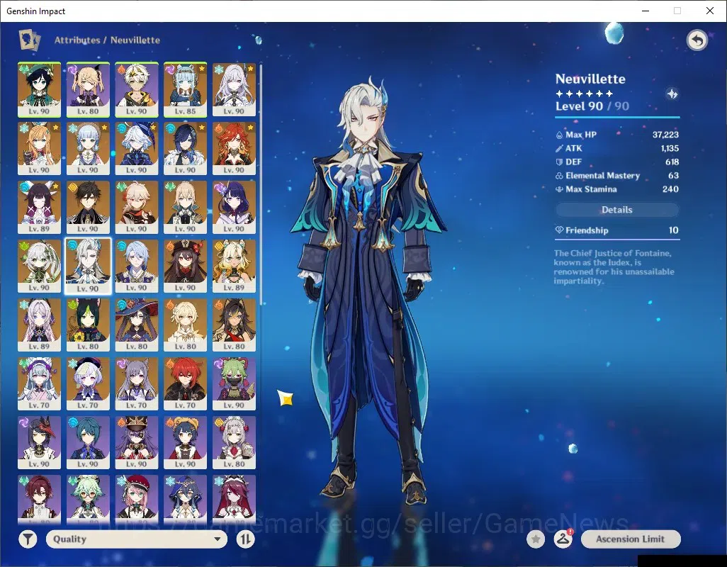 Genshin Impact Accounts ASIA|AR60|16,4k Primo|18Limited+14(*5Weap)|[Skirk, image 16