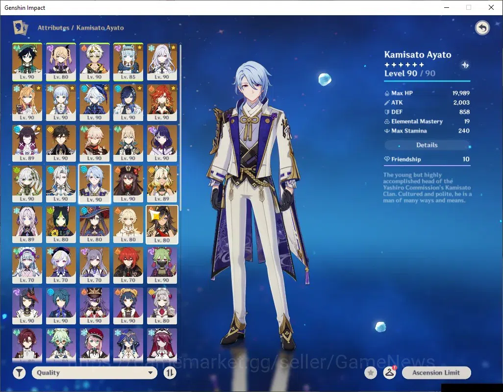 Genshin Impact Accounts ASIA|AR60|16,4k Primo|18Limited+14(*5Weap)|[Skirk, image 17