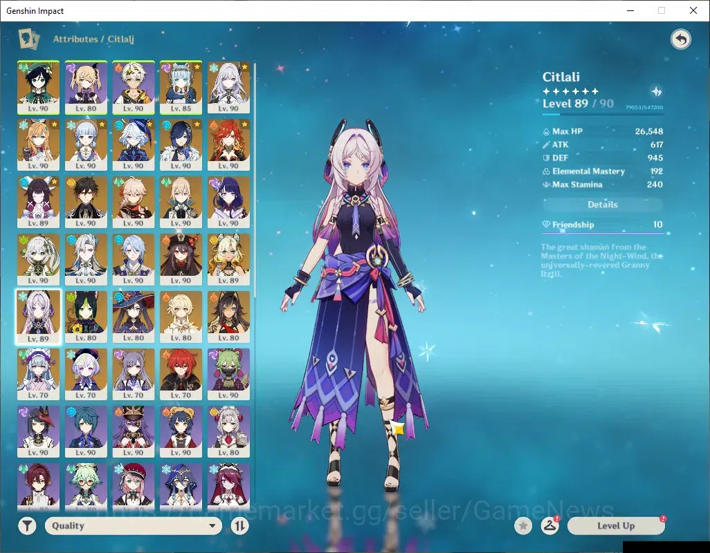 Genshin Impact Accounts ASIA|AR60|16,4k Primo|18Limited+14(*5Weap)|[Skirk, image 20