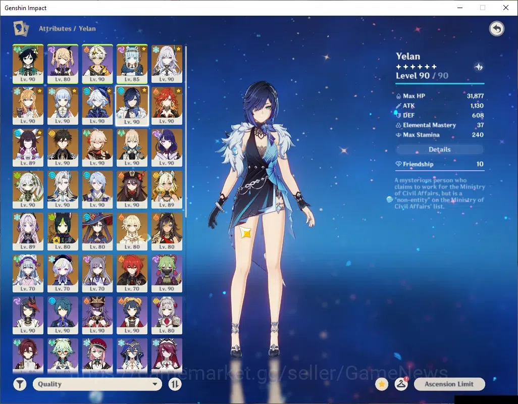 Genshin Impact Accounts ASIA|AR60|16,4k Primo|18Limited+14(*5Weap)|[Skirk, image 9