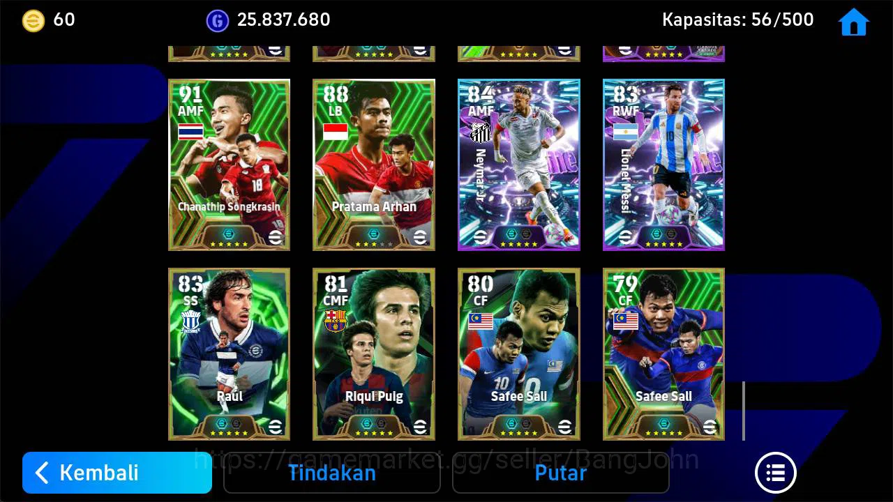 eFootball Accounts Power 3217 | A griezman Blitz, Zico Blitz, Messi B image 10