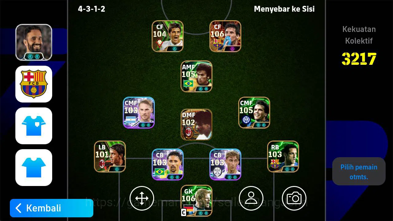 eFootball Accounts Power 3217 | A griezman Blitz, Zico Blitz, Messi B image 3