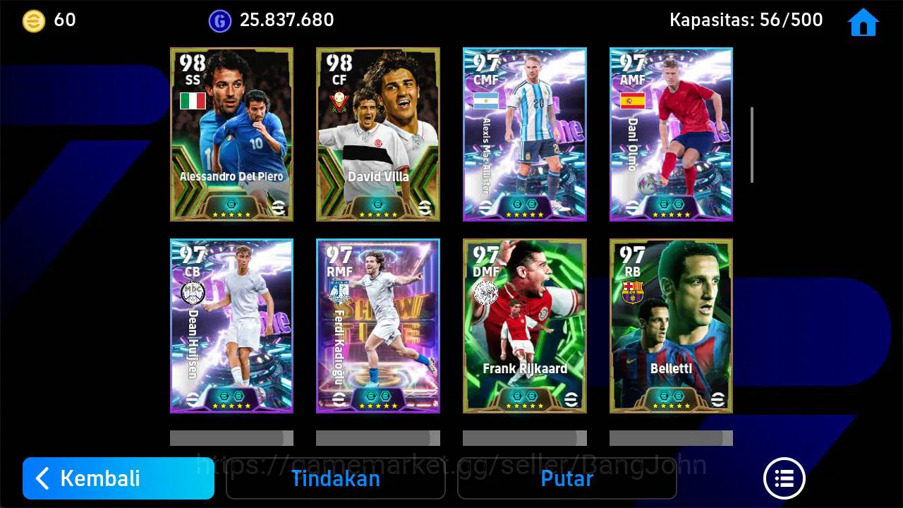 eFootball Accounts Power 3217 | A griezman Blitz, Zico Blitz, Messi B image 5