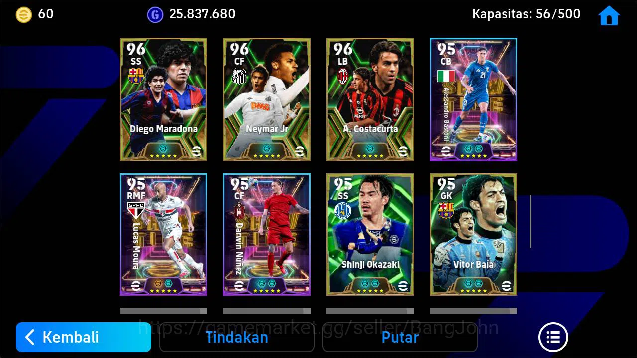 eFootball Accounts Power 3217 | A griezman Blitz, Zico Blitz, Messi B image 8