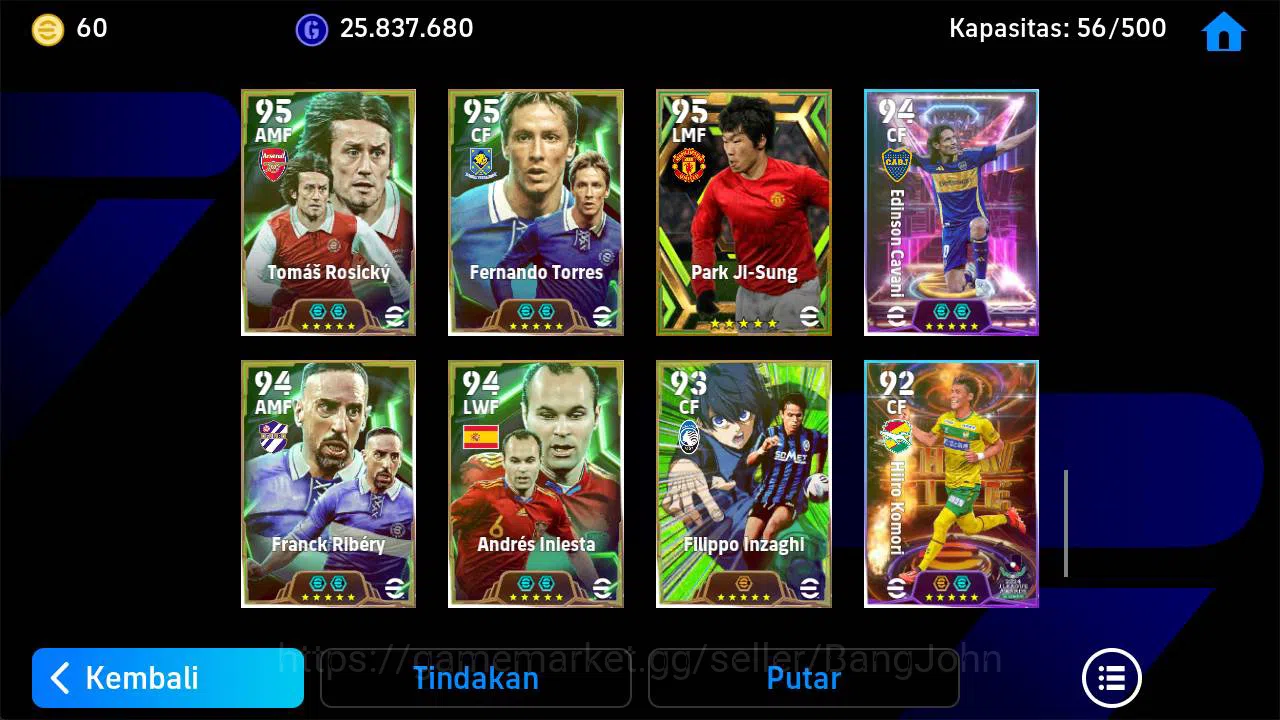 eFootball Accounts Power 3217 | A griezman Blitz, Zico Blitz, Messi B image 9