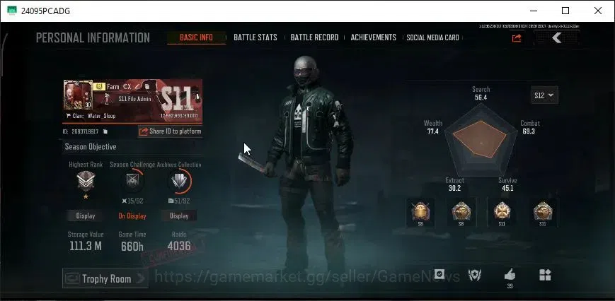 Arena Breakout Accounts MOBILE Lv30|SV 111,3M|CV 96M|8 Set|Machete,Sapper image 2