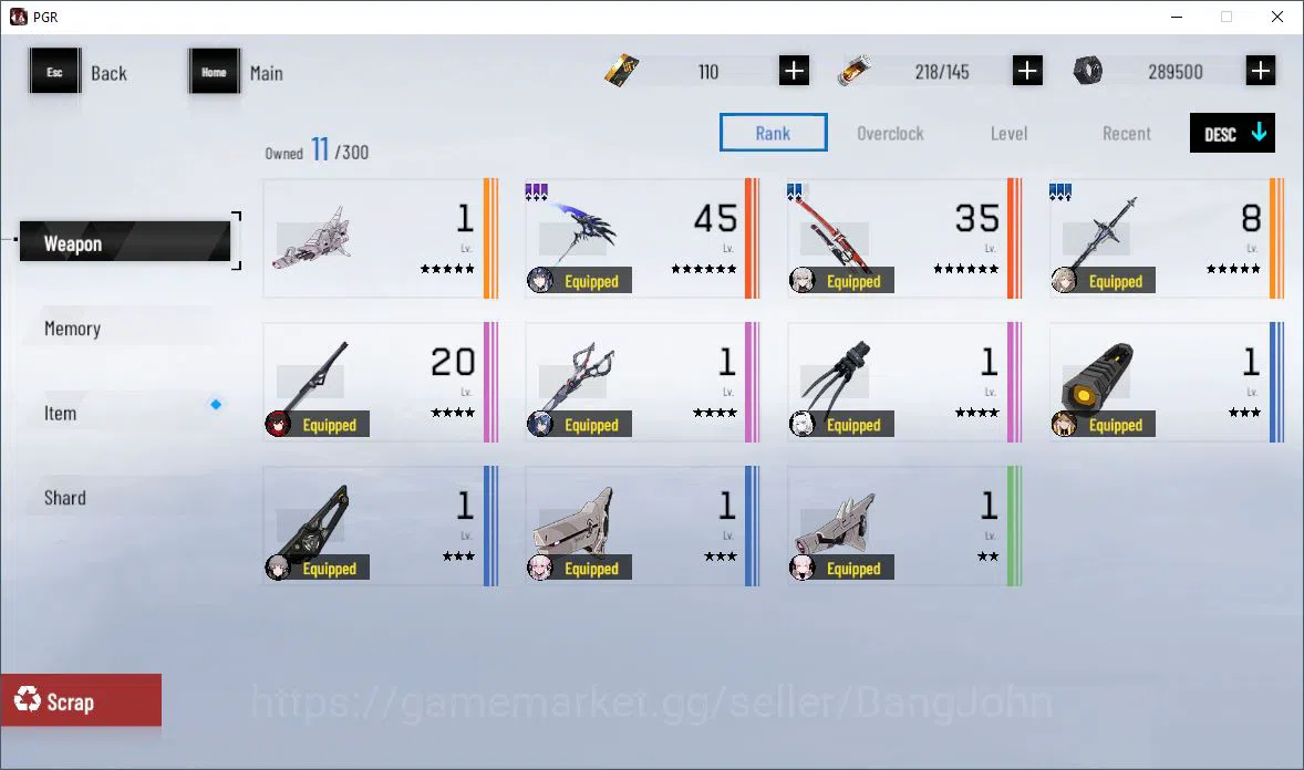 Punishing: Gray Raven Accounts EUROPE|Lv 46 | [S Nirvantia,S Crepuscule,S LuciaCW image 8