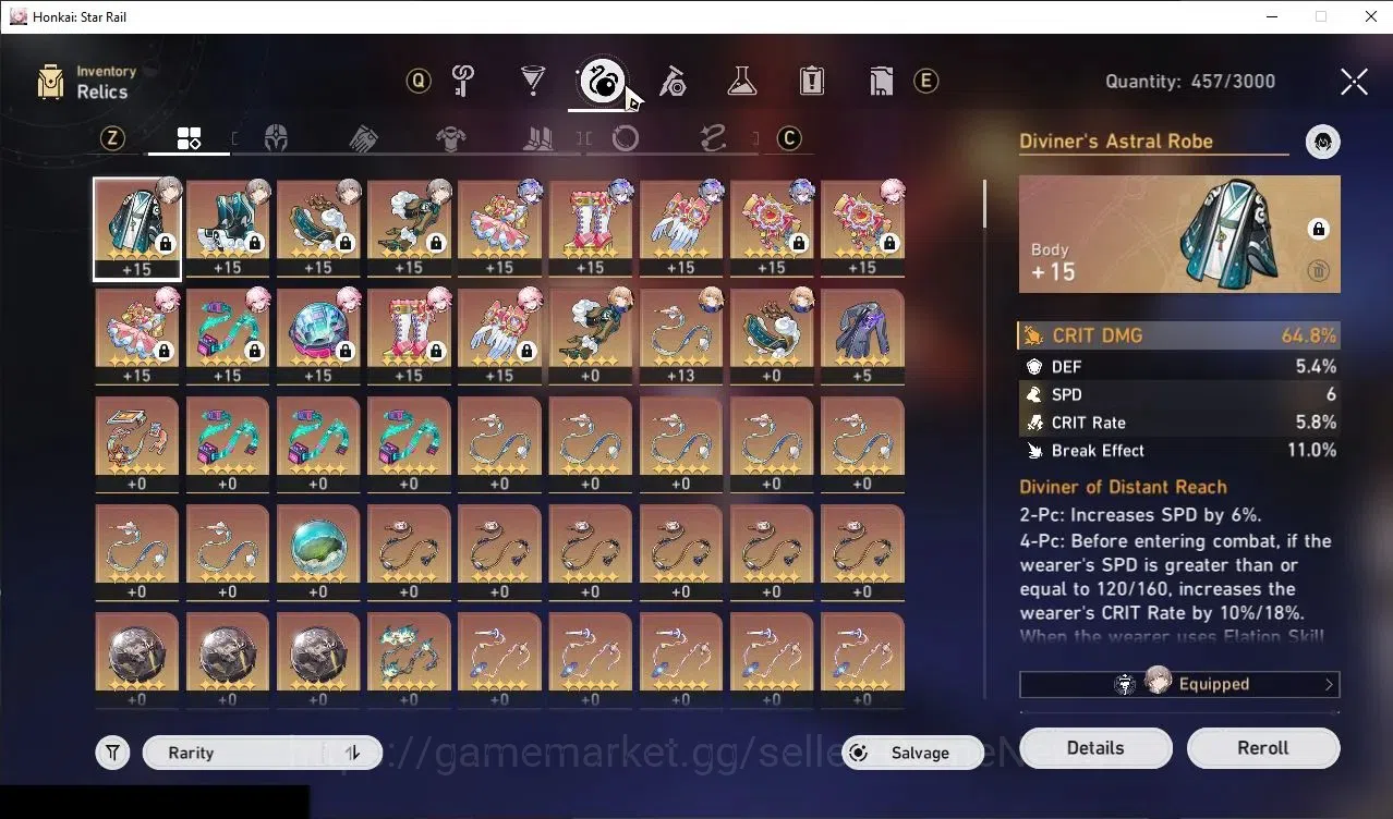 Honkai Star Rail Accounts Asia|TL 48|4 Limited|(Evanescia)+Sign SW LV999,Huo image 7