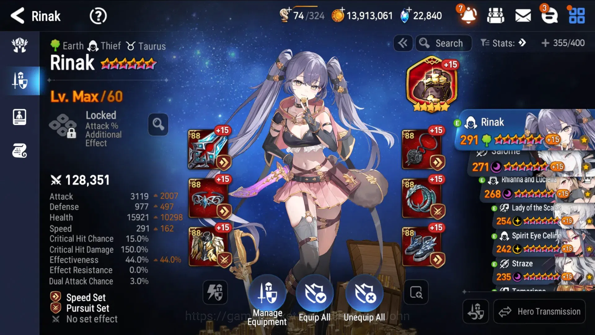 Epic Seven Accounts Global-15 ML(R&L,BArunka,LOTScales,Salome,Etc.)Rin image 10
