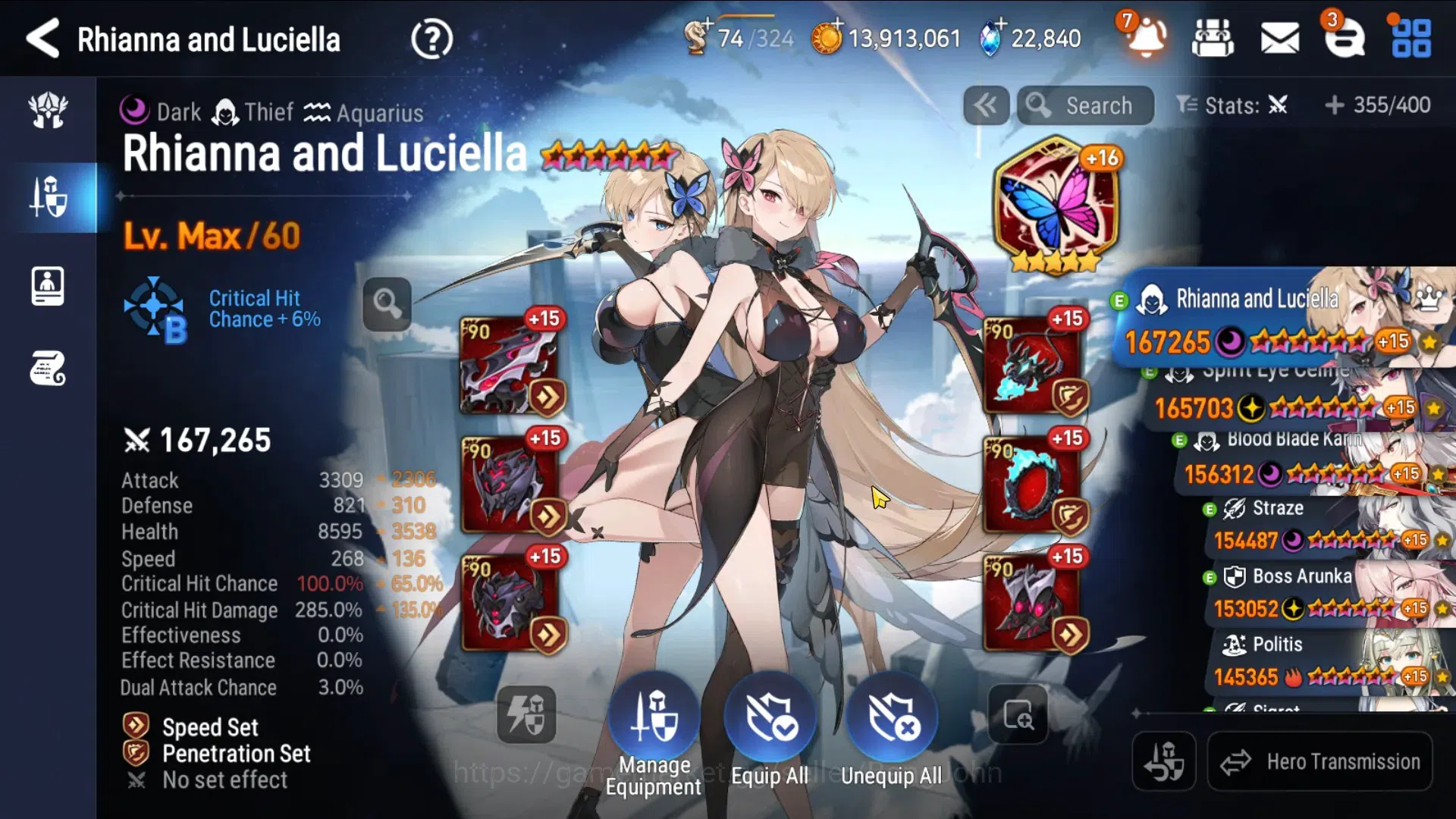 Epic Seven Accounts Global-15 ML(R&L,BArunka,LOTScales,Salome,Etc.)Rin image 11