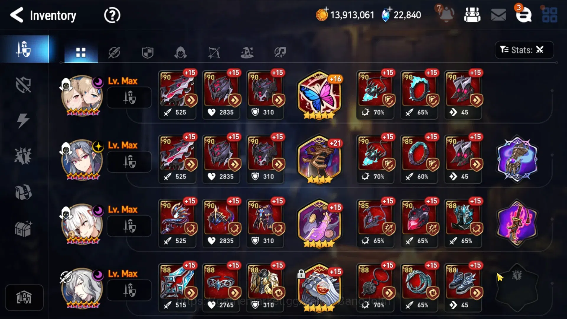 Epic Seven Accounts Global-15 ML(R&L,BArunka,LOTScales,Salome,Etc.)Rin image 9