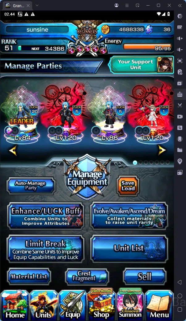 Grand Summoners Accounts [GLOBAL] Rank 51 | 10 Ascend | Summer Miyu | Shiro image 10