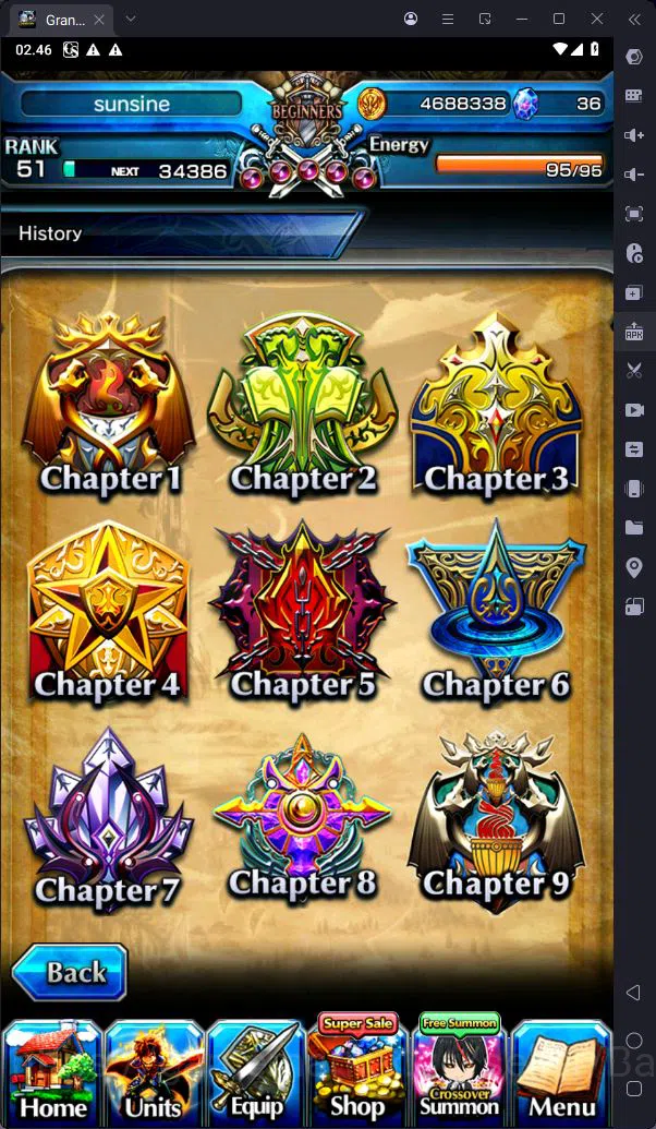 Grand Summoners Accounts [GLOBAL] Rank 51 | 10 Ascend | Summer Miyu | Shiro image 7