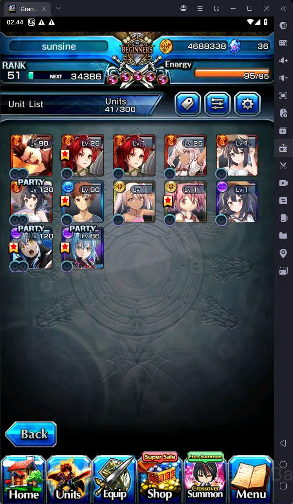 Grand Summoners Accounts [GLOBAL] Rank 51 | 10 Ascend | Summer Miyu | Shiro image 9
