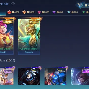 Mobile Legends: Bang Bang Accounts Others Global|Skin 133|Expert|PRIME Claude+Granger,S.A.B.E.R Johnson+Cyclops,DragonT