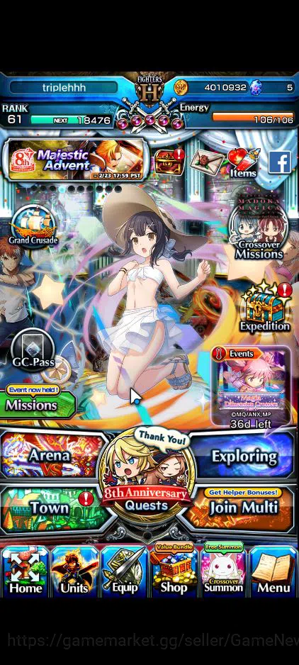 Grand Summoners Starter Global|Rank 61|9 Ascend|Summer Miyu,EmiyaTW,ChloeT image 1