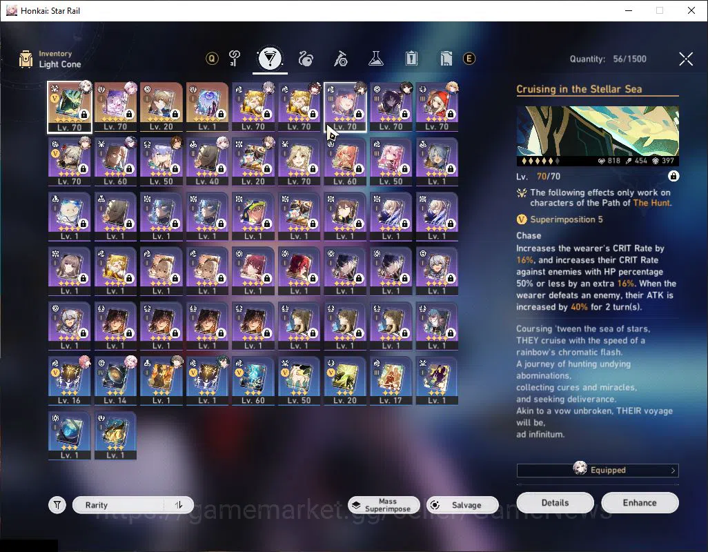 Honkai Star Rail Accounts Starter Asia|TL 57|6 Limited|EvernightE2+Sign,Sparkle,Feixiao,Ruan MeiE1,Dante,Archer|MC 6