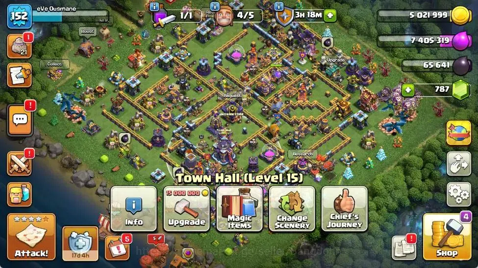 Clash of Clans Accounts Global | TH 15-BH 9 | LVL 152|HH 9|AQ 67,MP 43 ,GW image 2