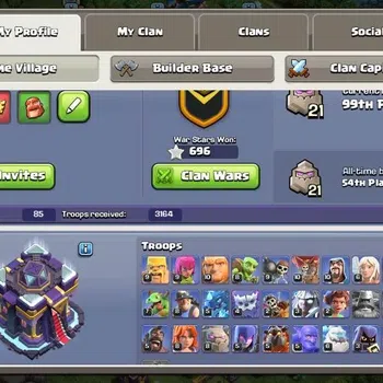 Clash of Clans High-End Global | TH 15-BH 9 | LVL 152|HH 9|AQ 67,MP 43 ,GW image 1