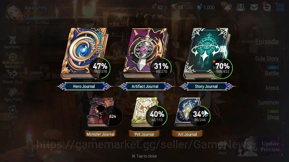 Epic Seven Accounts High-End GLOBAL UNVerif|END GAME|16 ML(BArunka,LOT Scales,NM Luna,Etc)+Setsuka,PFByblis|AUTO WGB Hunt|1K 3