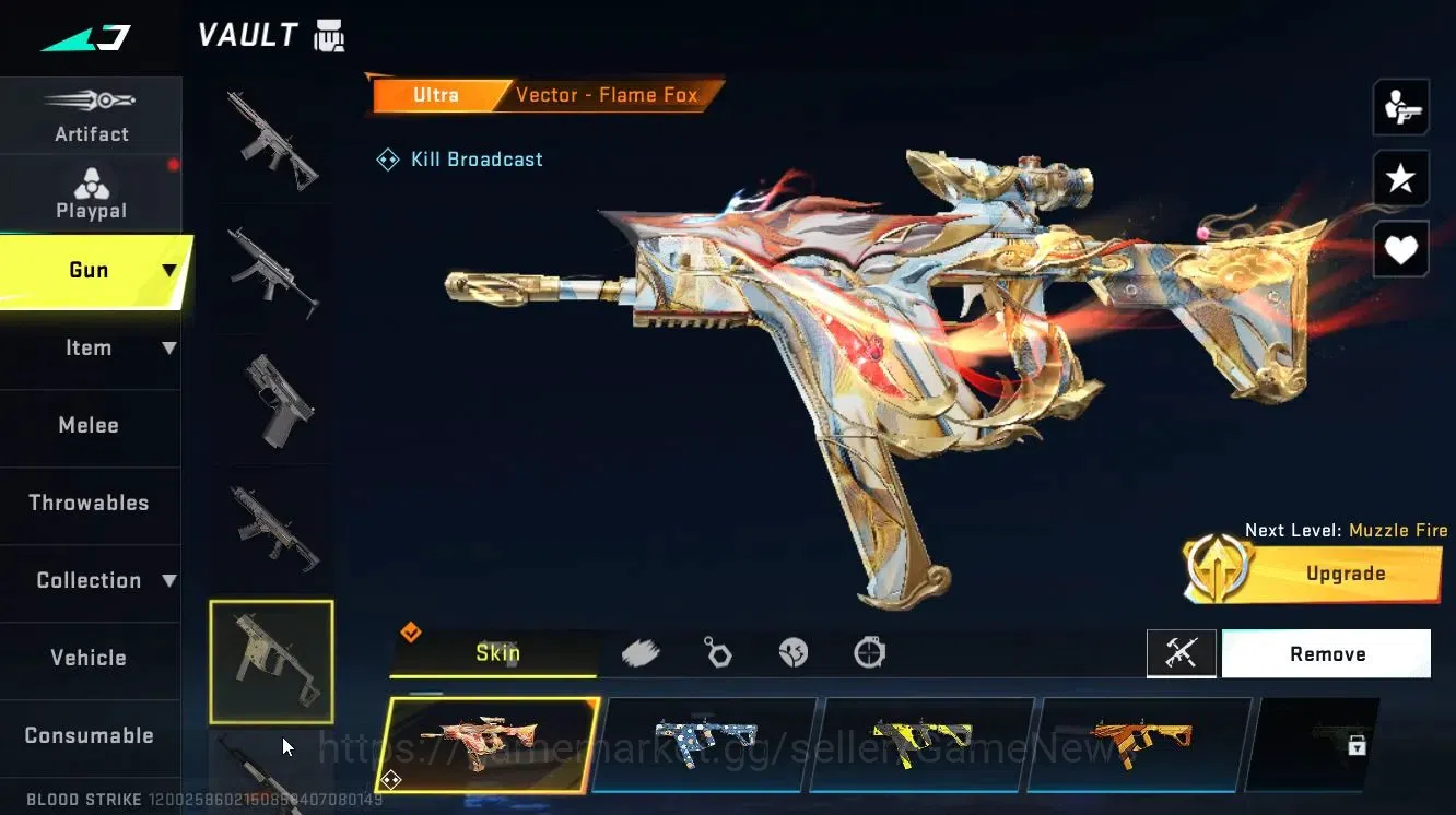 Blood Strike Accounts Collab Skin ASIA|ETRNAL DEagle-Scorpius|ULTRA MELEE Lightblade-DarkForce+[ETHAN,FAL,Etc]|Collab 15