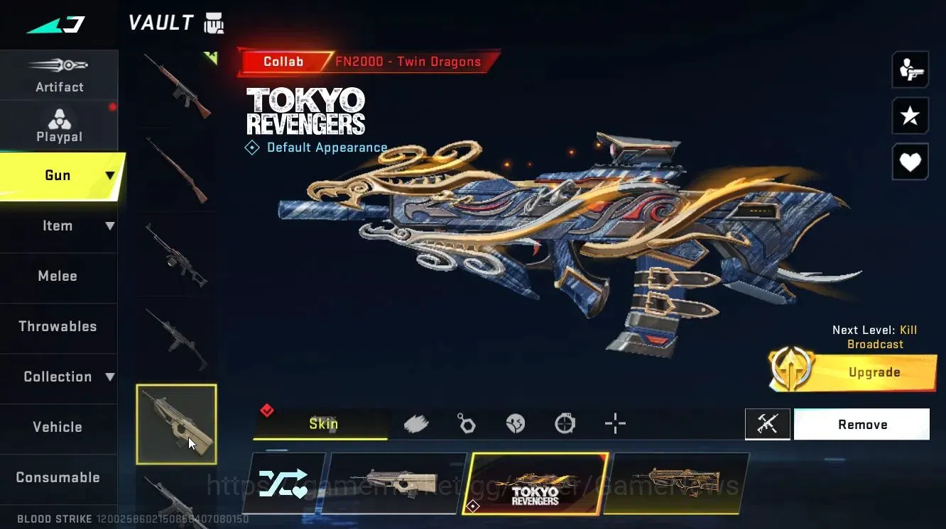 Blood Strike Accounts Collab Skin ASIA|ETRNAL DEagle-Scorpius|ULTRA MELEE Lightblade-DarkForce+[ETHAN,FAL,Etc]|Collab 20