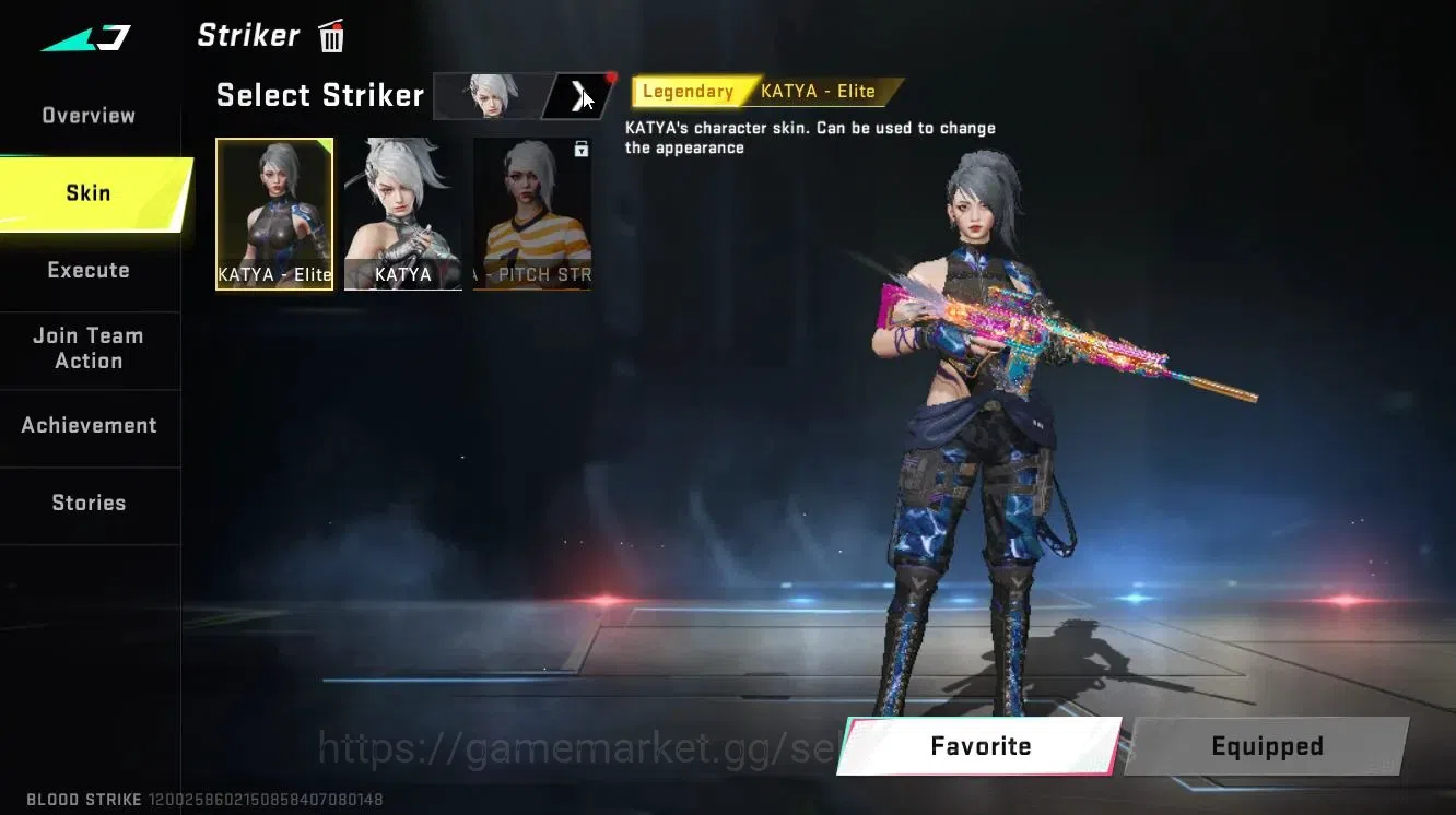 Blood Strike Accounts Collab Skin ASIA|ETRNAL DEagle-Scorpius|ULTRA MELEE Lightblade-DarkForce+[ETHAN,FAL,Etc]|Collab 7