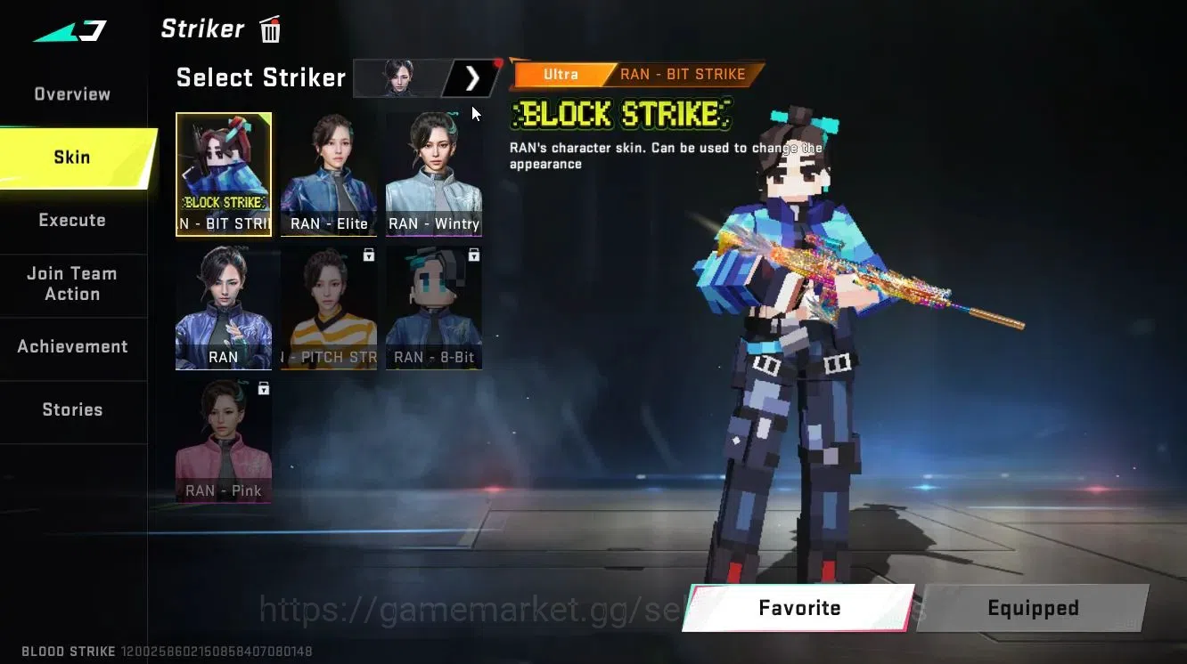 Blood Strike Accounts Collab Skin ASIA|ETRNAL DEagle-Scorpius|ULTRA MELEE Lightblade-DarkForce+[ETHAN,FAL,Etc]|Collab 9