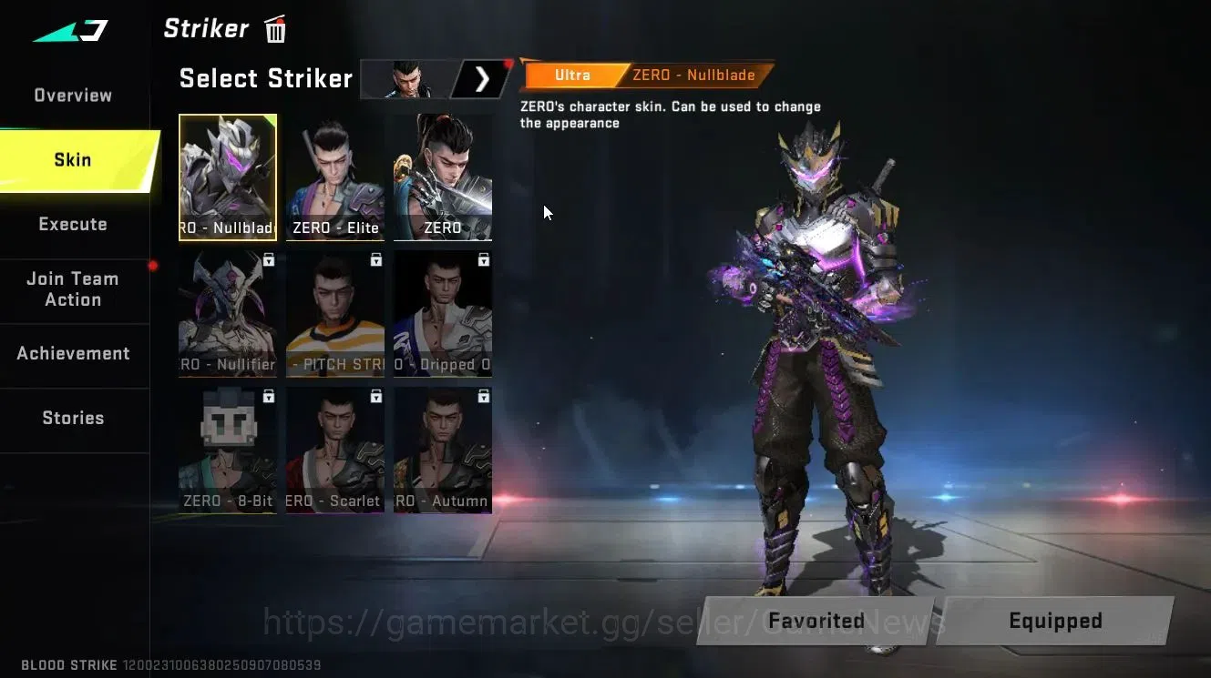Blood Strike Accounts Collab Skin ASIA|ETERNAL M4A1-Blight's Embrace Lv3,DEagle-Scorpius|Collab 3