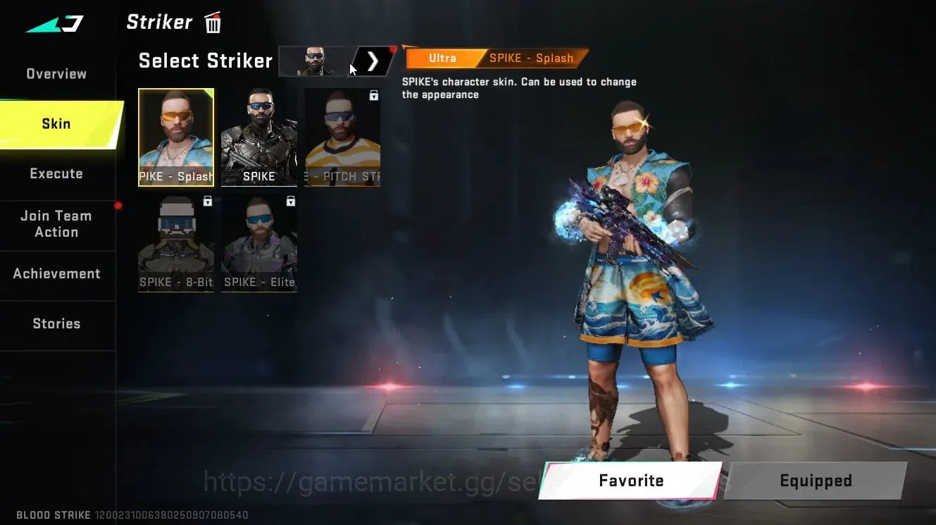 Blood Strike Accounts Collab Skin ASIA|ETERNAL M4A1-Blight's Embrace Lv3,DEagle-Scorpius|Collab 6