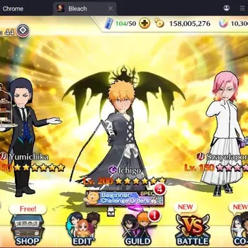 Bleach: Brave Souls Accounts Starter Global |115K BP+10K Orb|Fresh Story|Grimmjow 11th,Ichigo TYBW25,Kenpachi 9th,Aizen