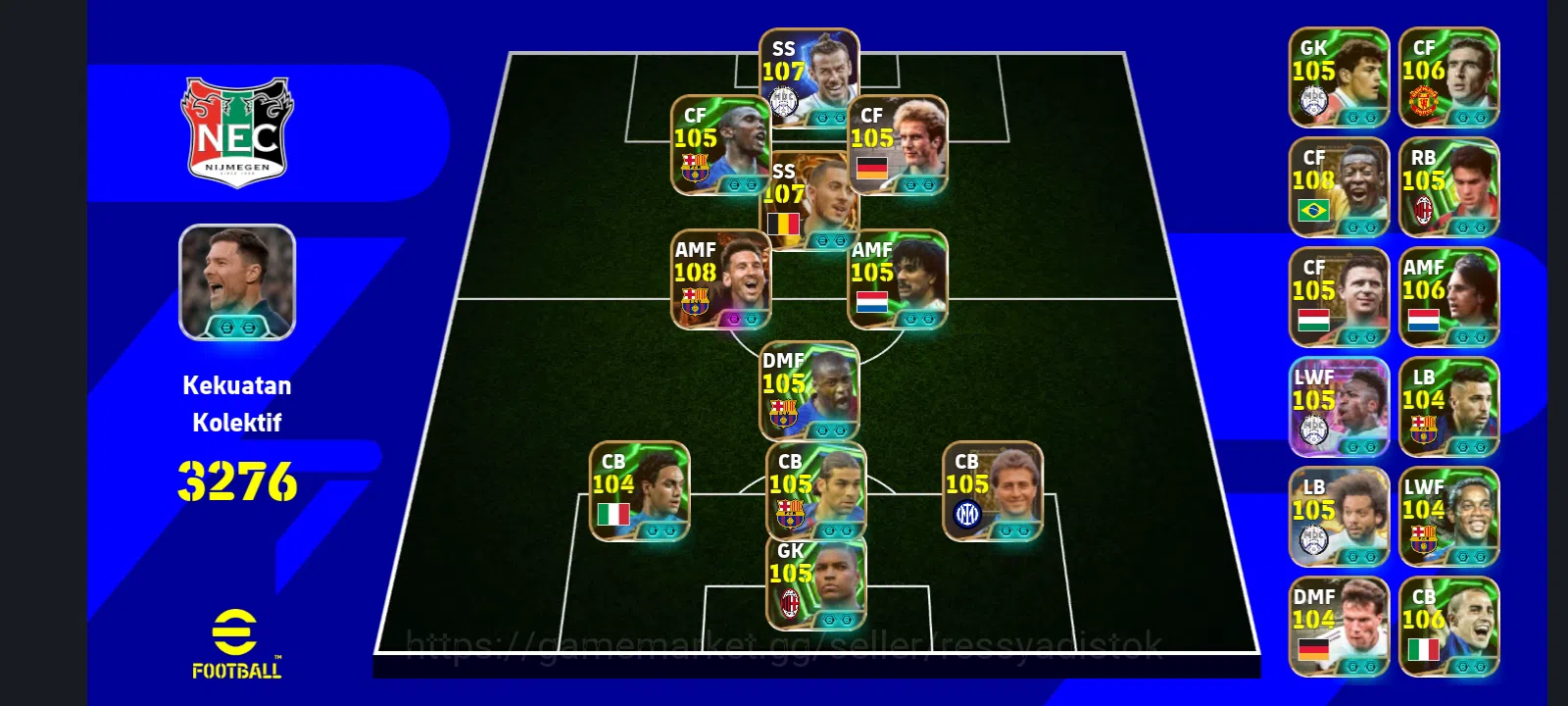 eFootball Accounts Meta Player EFOOTBALL 2026 | 70 DB BOOSTER, SPECIAL ACCOUNT, 8 MANAGER BOOSTER, POWER 3276, CHEAPEST 1
