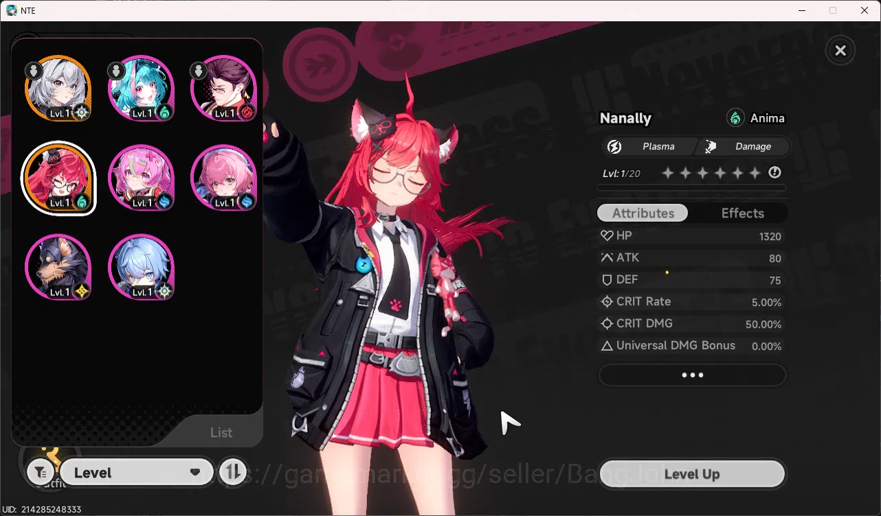 Neverness to Everness Accounts EU | Starter Lv | S Char Nanaly + Glider | NTE019 image 10