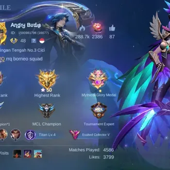 Mobile Legends: Bang Bang Accounts Others Global|Hero 106|Skin 225|Exalted V|Legend:Miya,Franco|MoskovAllstar|ZenithVexana|2