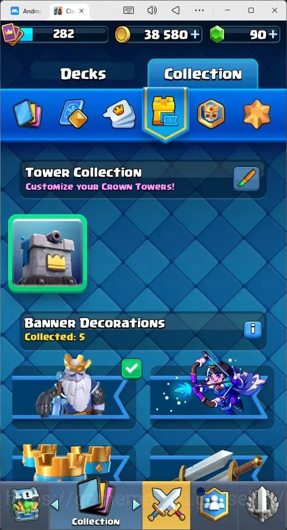 Clash Royale Accounts Mobile |Trophy 2050|1 EVO Cards|1 Hero Card|90 Gem image 10