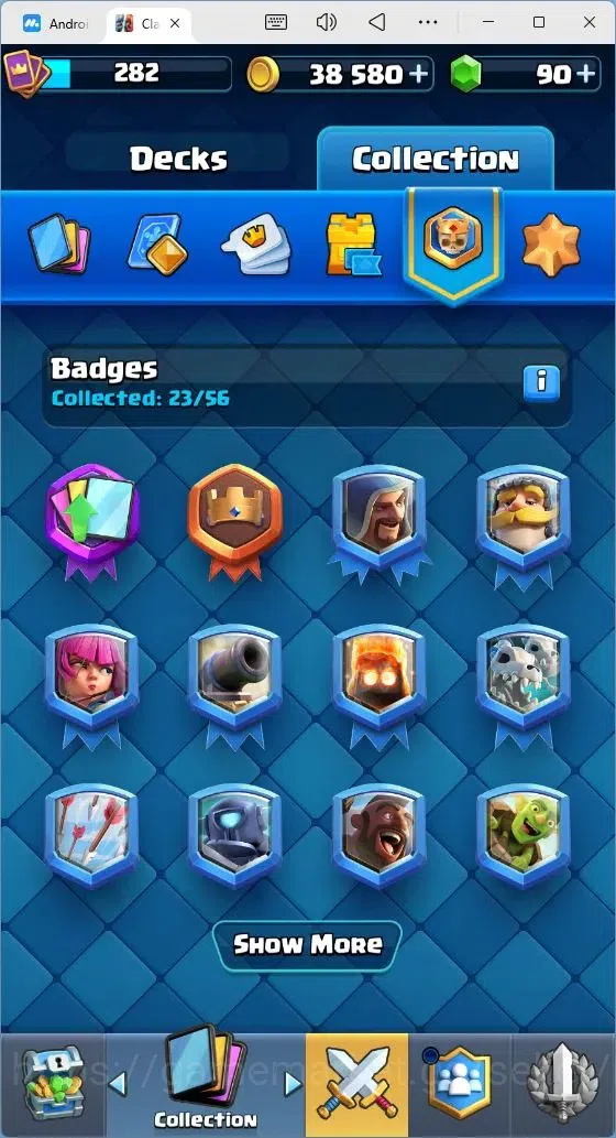 Clash Royale Accounts Mobile |Trophy 2050|1 EVO Cards|1 Hero Card|90 Gem image 11