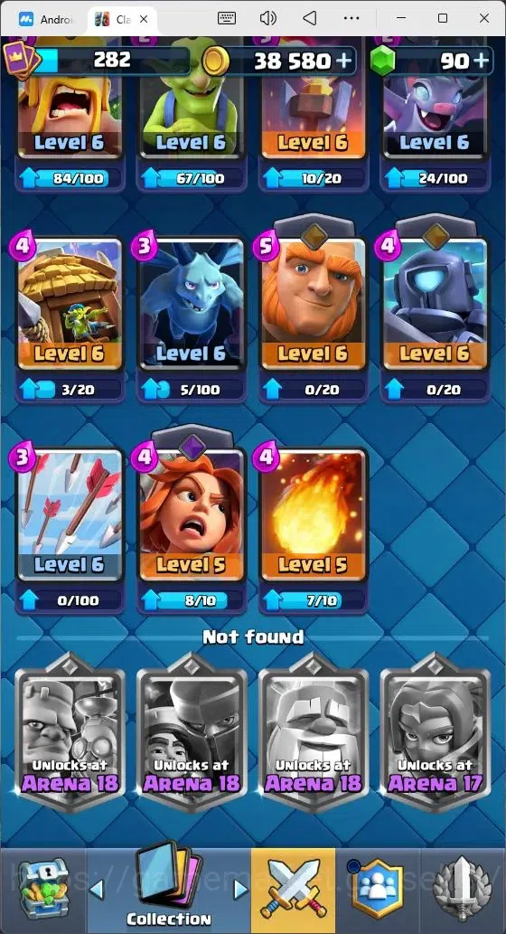 Clash Royale Accounts Mobile |Trophy 2050|1 EVO Cards|1 Hero Card|90 Gem image 5